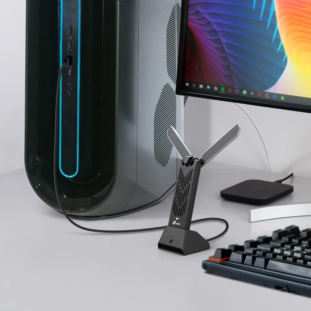 TP-Link, Archer TBE400UH, BE6500 Wi-Fi 7 High Gain Wireless USB Adapter