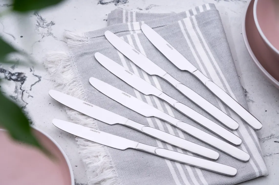Ardesto Table knives set Gemini Salerno, 6 pcs, stainless steel