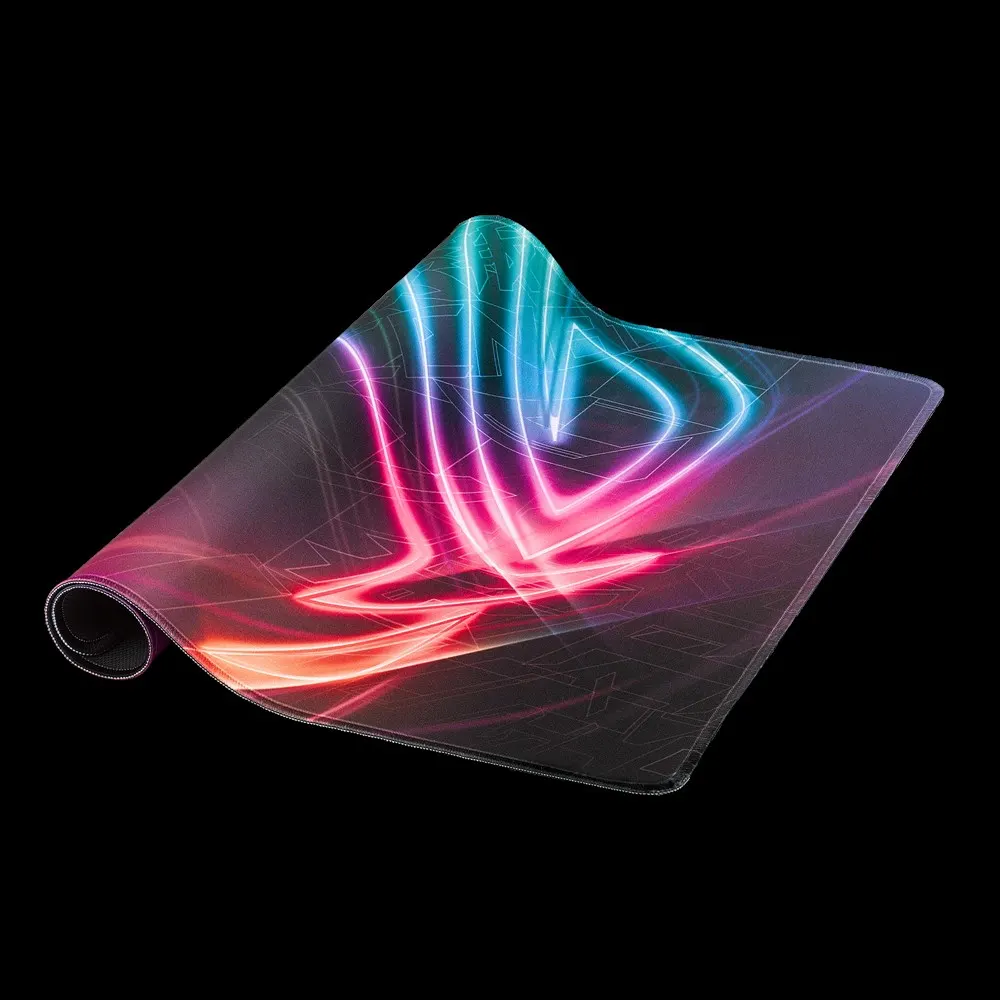 მაუს პადი ASUS Mouse Pad ROG Strix Edge, L (450x400x2mm), multicolored