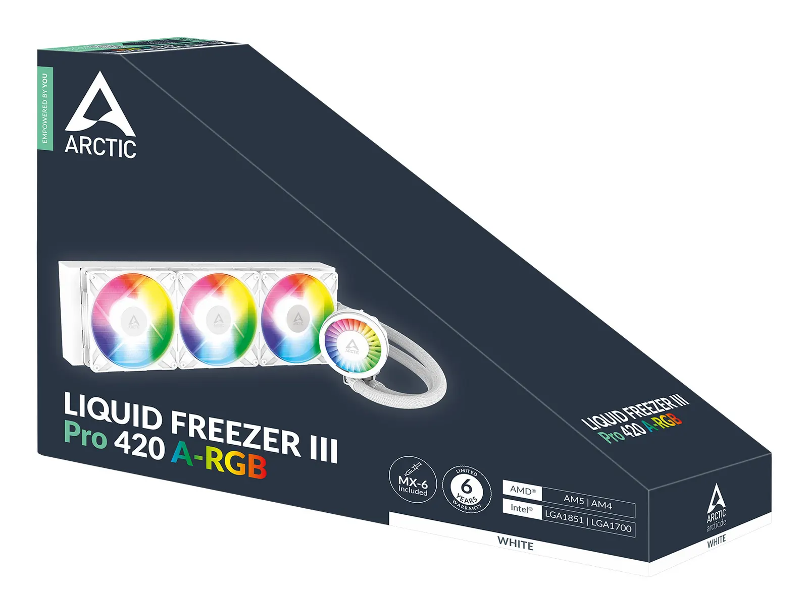 ქულერი Arctic Liquid Freezer III Pro 420 A-RGB White