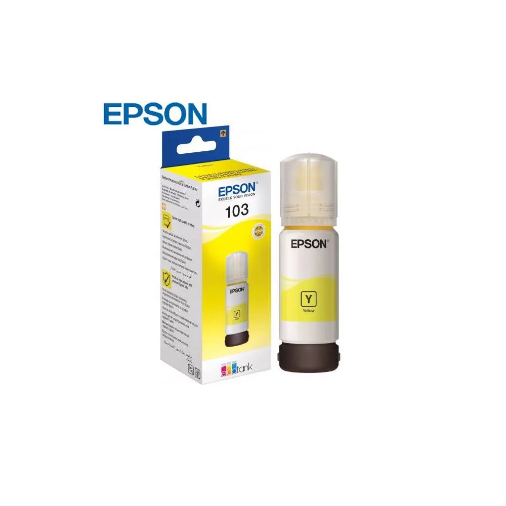 მელანი Epson 103 EcoTank yellow ink bottle 65ml C13T00S44A