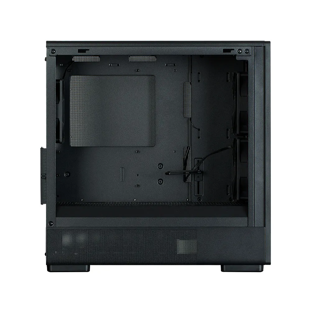 Zalman PC case P10 Namu without PSU, 1xUSB3.0, 1xUSBType-C, 2x120mm, 1x120mm ARGB, VGA 340mm, LCS ready, TG Side Panel, mATX, black