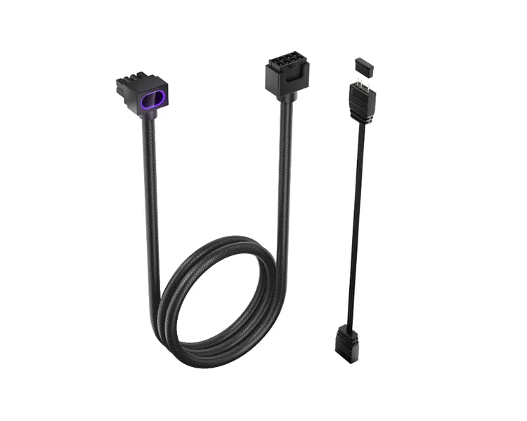 PSU კაბელის დამაგრძელებელი Asiahorse HYDRUS 8PIN GPU BLACK -A- 30CM