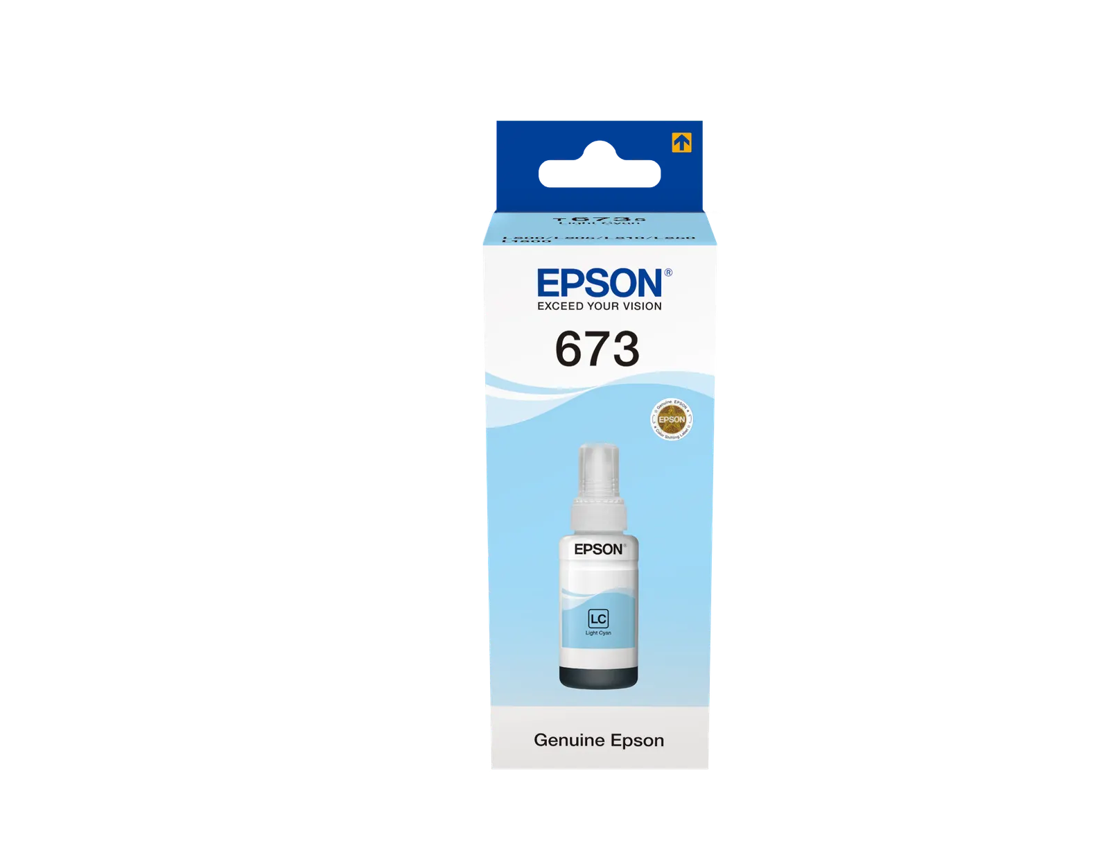 EPSON, 673 Light Cyan ink bottle C13T67354A
