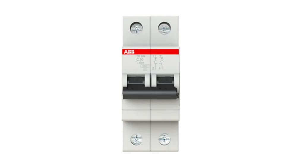 ავტომატური ამომრთველი - 40A 6KA 2P C, ABB SH201-C40NA