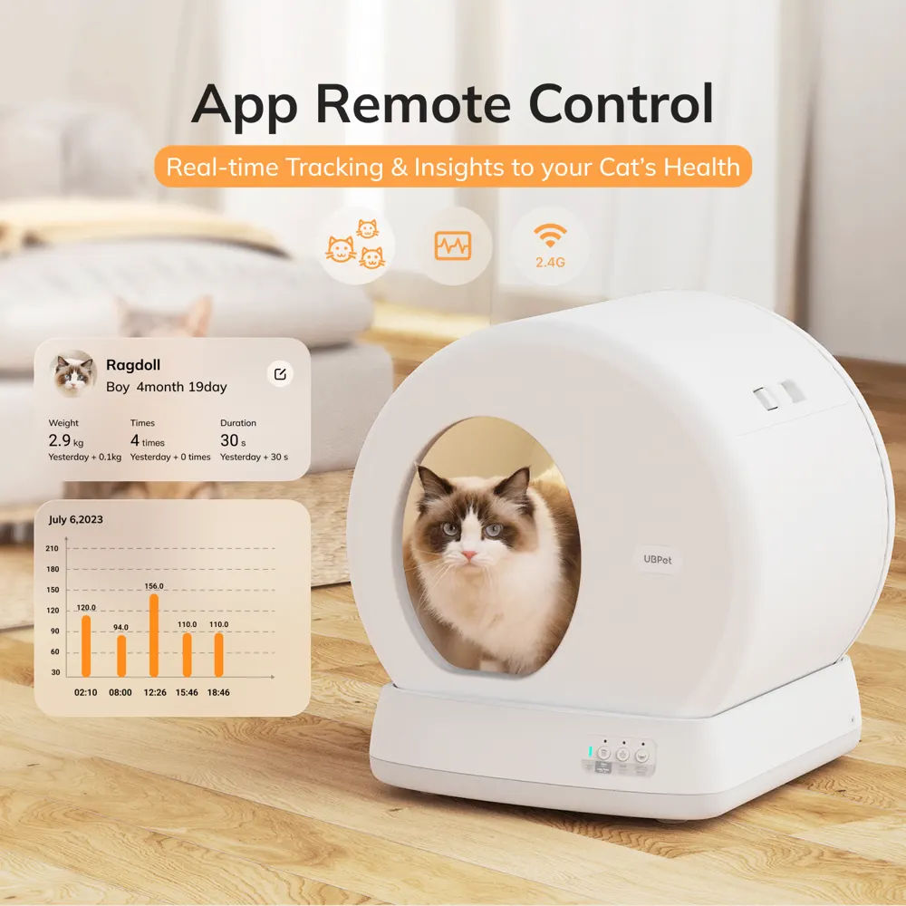 UBTech UCAT C10 PRO, Smart Cat Litter Box, White