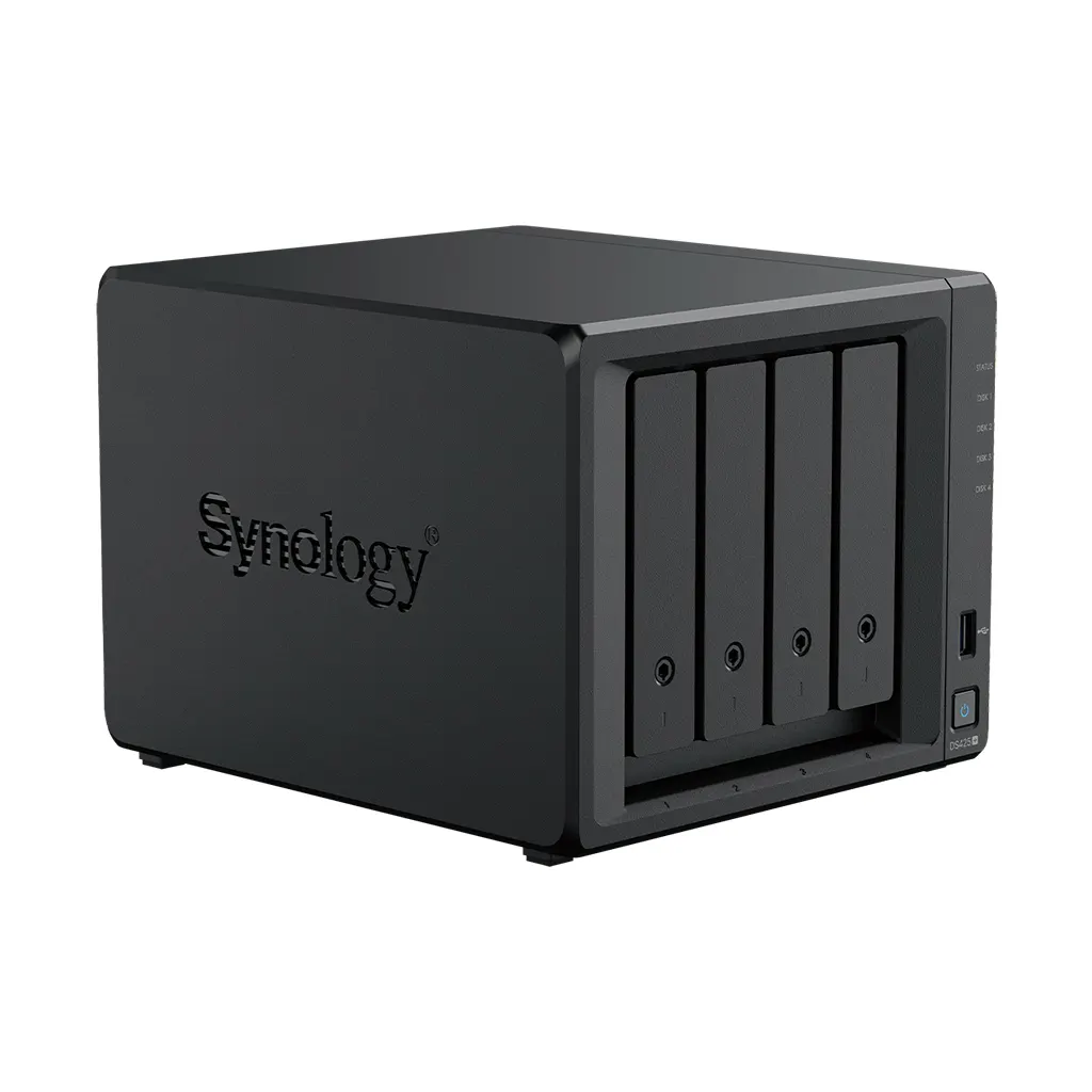 Intel Celeron J4125 4-core 2.0 (base) / 2.7 (turbo) GHz;RAM(2 GB DDR4 non-ECC SODIMM);/4x Drive Bays;/2x M.2 Drive Slots;/2x RJ-45 1GbE LAN Port;/2x USB 3.2 Gen 1 Port;/ Power Supply 90W;/ Warranty 3Y
