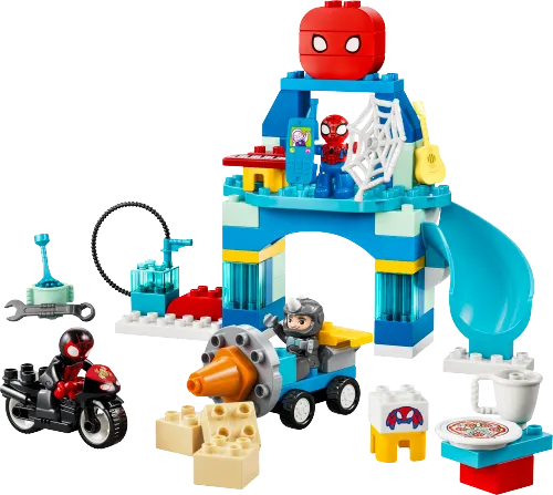 კონსტრუქტორი LEGO DUPLO Disney Team Spidey Webquarters 10464