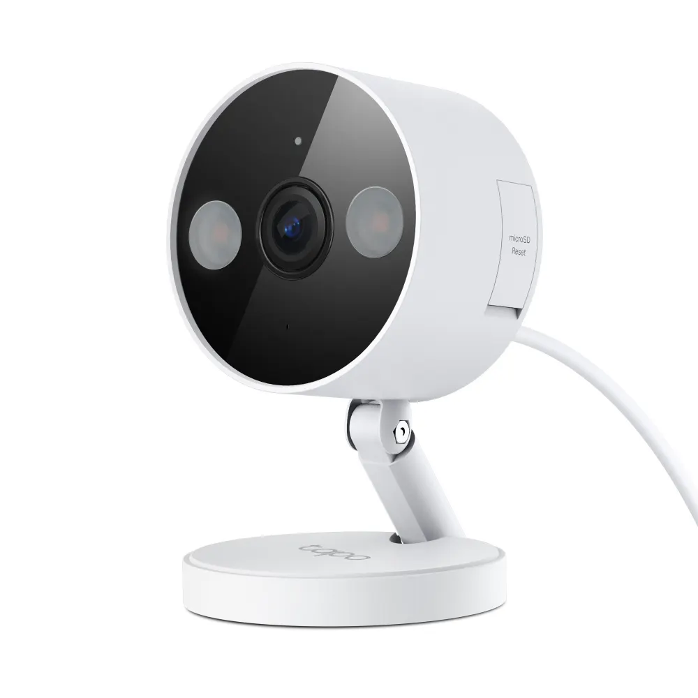 TP-Link Tapo C120 Wi-Fi Camera - 2560 × 1440 (2K), Wi-Fi, 120° Viewing Angle, MicroSD Card Slot (Up to 256 GB), Two-Way Audio, iOS, Android