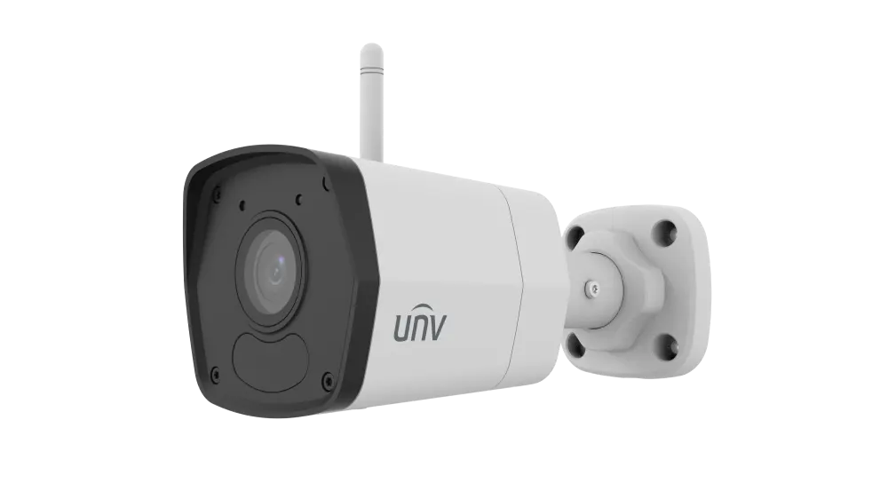 IP კამერა - 2მპ 4.0მმ Bullet, WiFi, Mic, SD, ANR, HBD, Uniview IPC2122LB-AF40WK-G