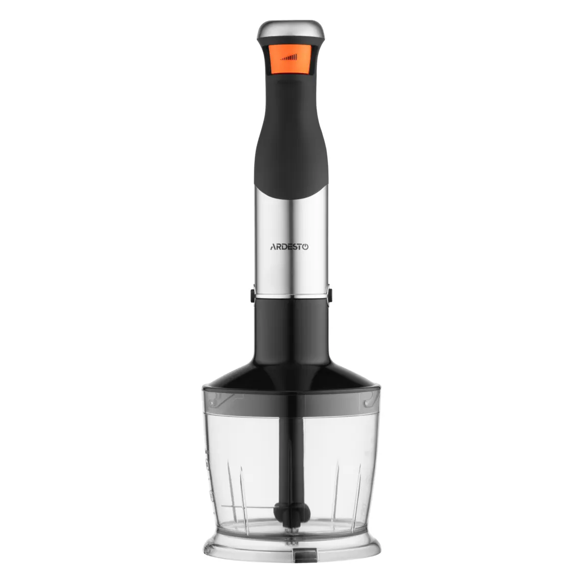 Ardesto Blender submersible HBG-800DWHCHC, 800W, 4in1, bowl-600ml, chopper 500 ml black-silver