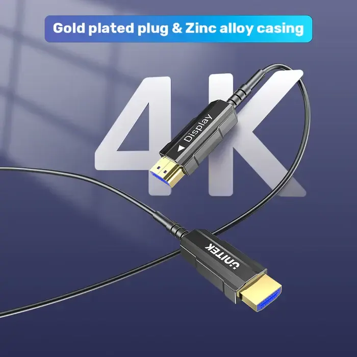 C11072BK-30M UNITEK 30M, HDMI2.0 Active Optical Cable