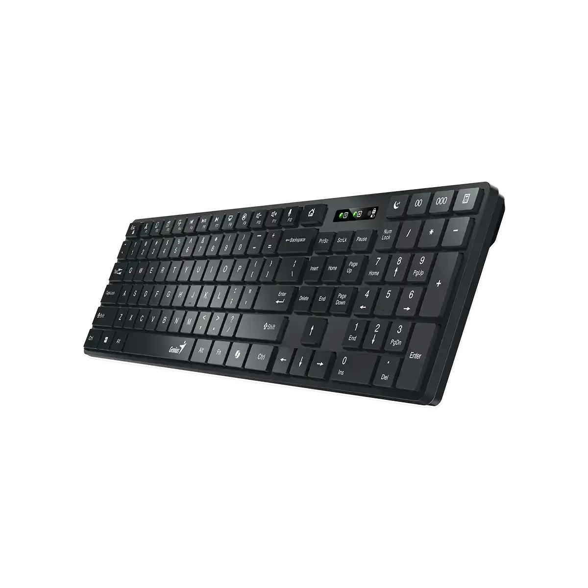 კლავიატურა Genius, SlimStar 7250BT, AI Copilot Key, Keyboard, Black