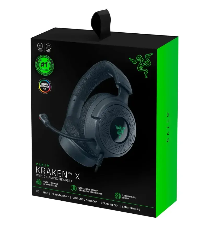 Razer, Kraken V4 X Gaming Headset black