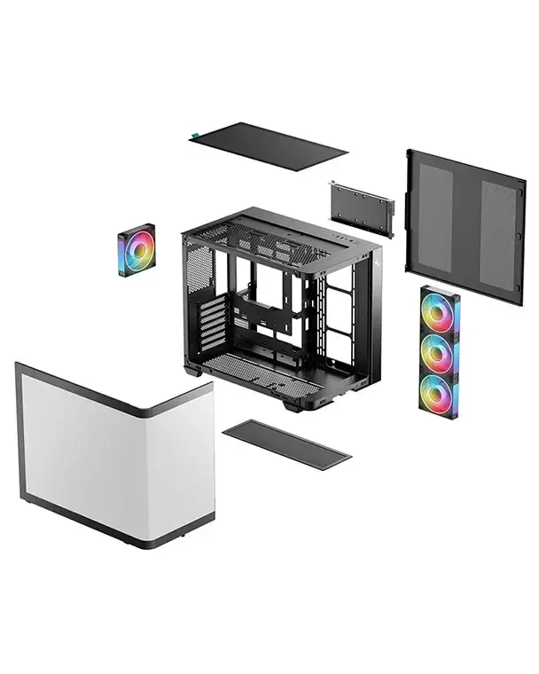 ქეისი Deepcool, CG530U 4F, Case Black