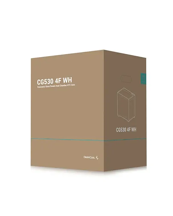 ქეისი Deepcool, CG530 4F WH, Case White
