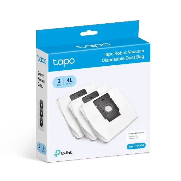 TP-Link, Tapo RVA200, Robot Vacuum Disposable Dust Bag (3 Pcs)