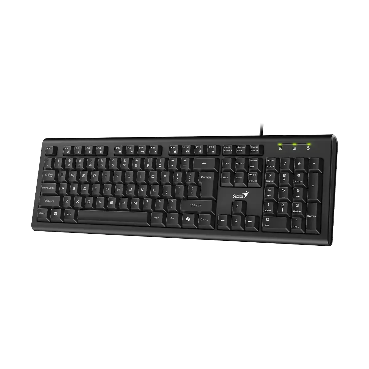 Genius, KB-113, Keyboard, Copilot, Multimedia, Black