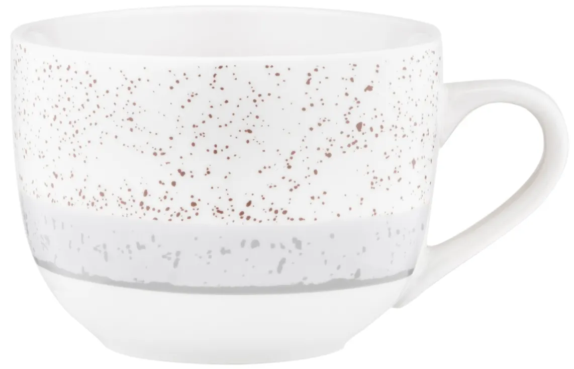 ფინჯანი ARDESTO Mug Siena, 500ml, porcelain, white-gray