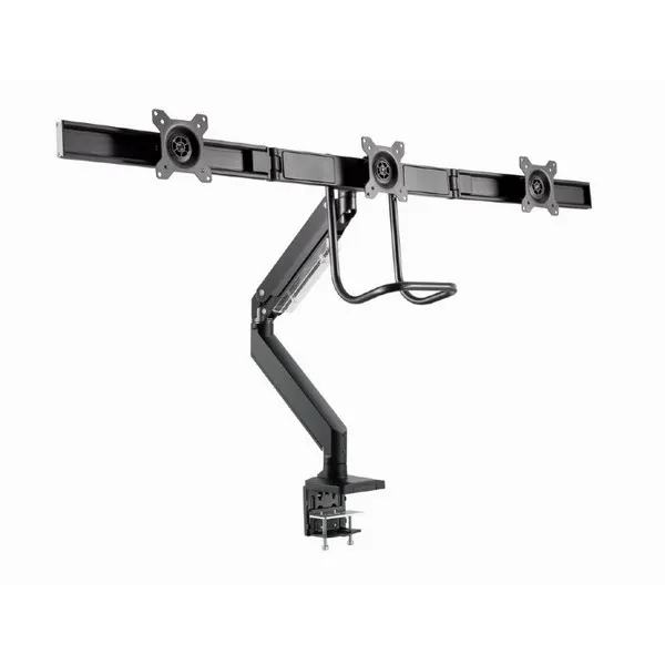 მონიტორის საკიდი Gembird 17"-27" Adjustable Three display mounting arm