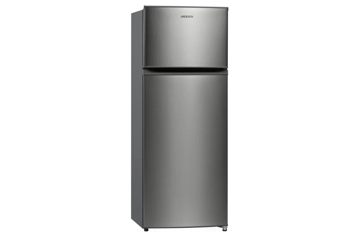 მაცივარი Ref ARDESTO with top freezer, 143x55x55, ref-164L, freez.-40L, 2doors, A+, ST, silve