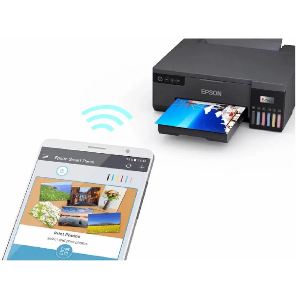 Photo printer Epson C11CK37403 L8050, A4, Wifi, USB, Black