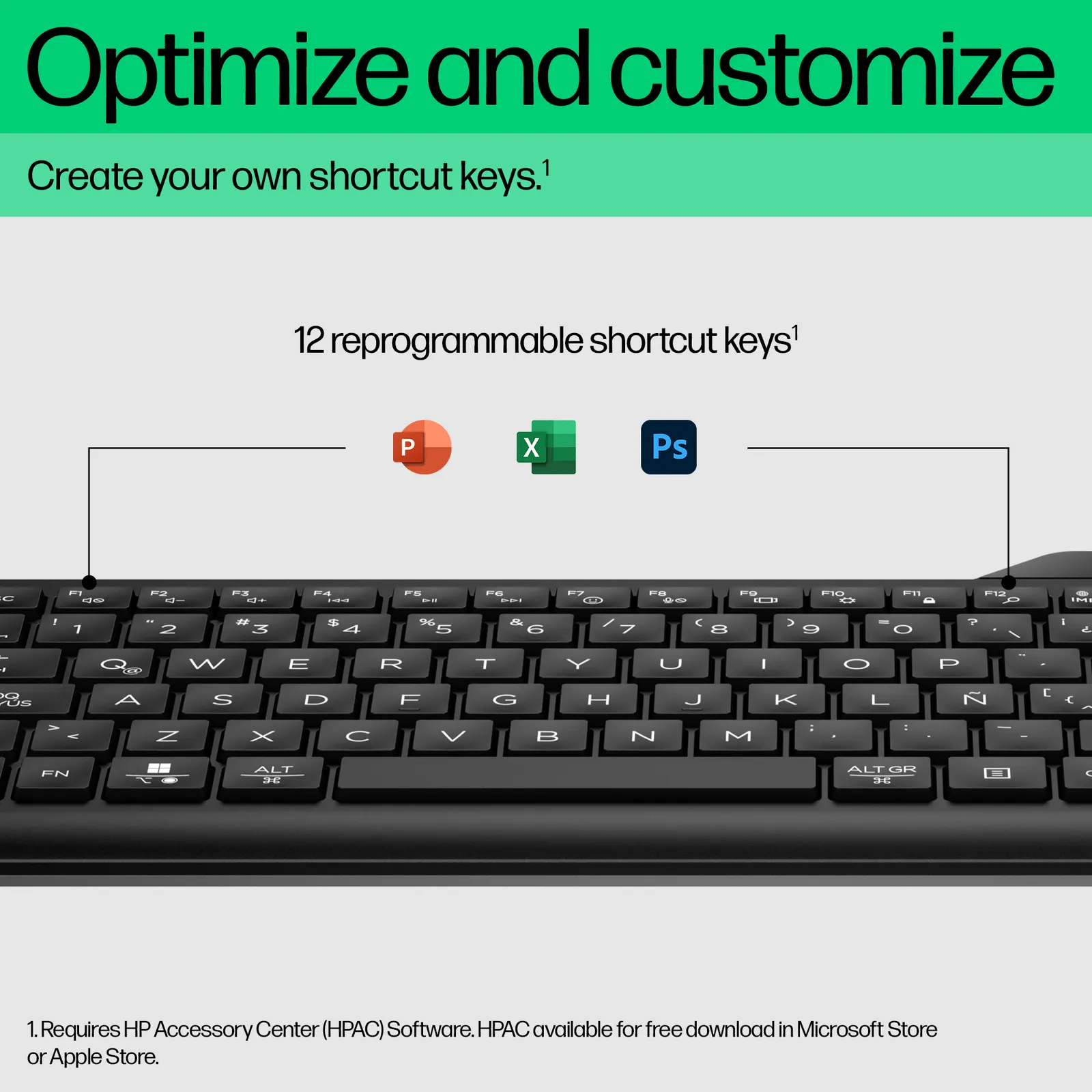 HP 460 Multi-Device Bluetooth Keyboard RUSS