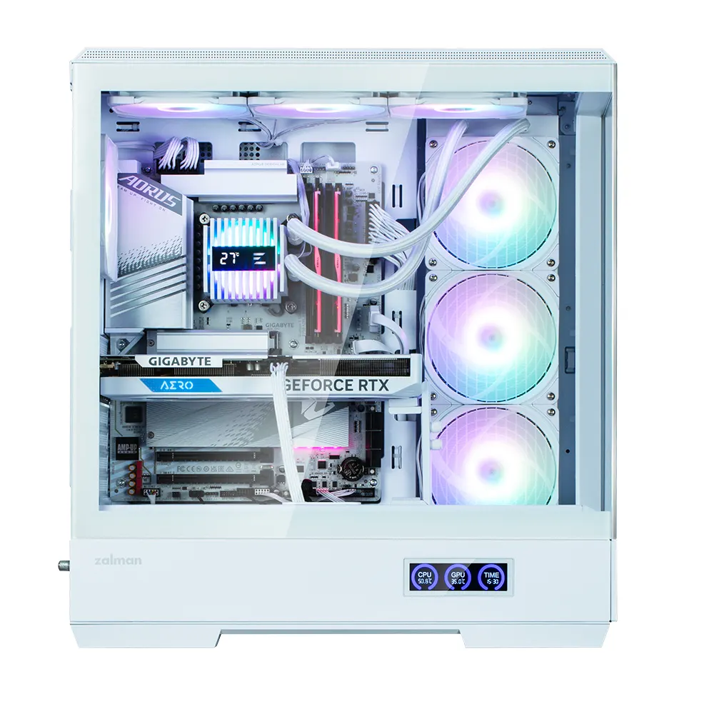 ქეისი Zalman P50 DS ATX Mid Tower White