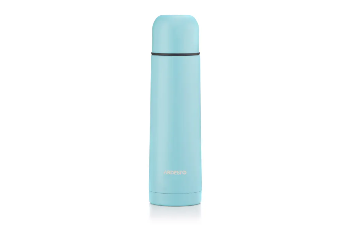 თერმოსი Ardesto Vacuum flask Bright City, 500ml, stainless steel, blue