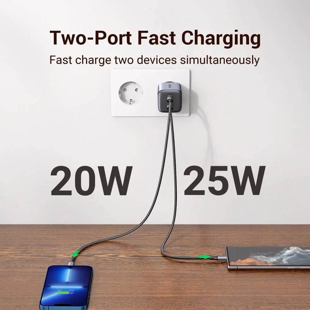 Charger UGREEN CD294 (90573) Nexode, 45W, Type-C, Gray