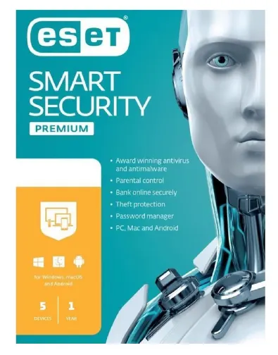 პროგრამული უზრუნველყოფა ESET HOME Security Premium, 1 year, new, 1 object