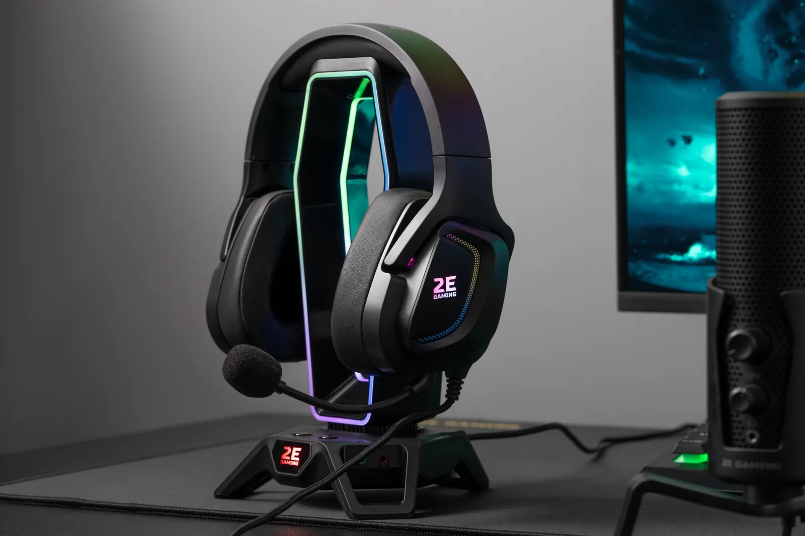ყურსასმენი 2E GAMING Headset HG340 RGB USB 7.1 Black