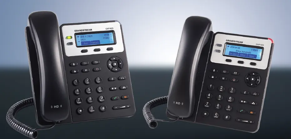 IP ტელეფონი Grandstream GXP1625, Small-Medium Business HD IP Phone, 2 line keys with dual-color LED,dual switched100M/100M Ethernet ports, HD (with power supply)