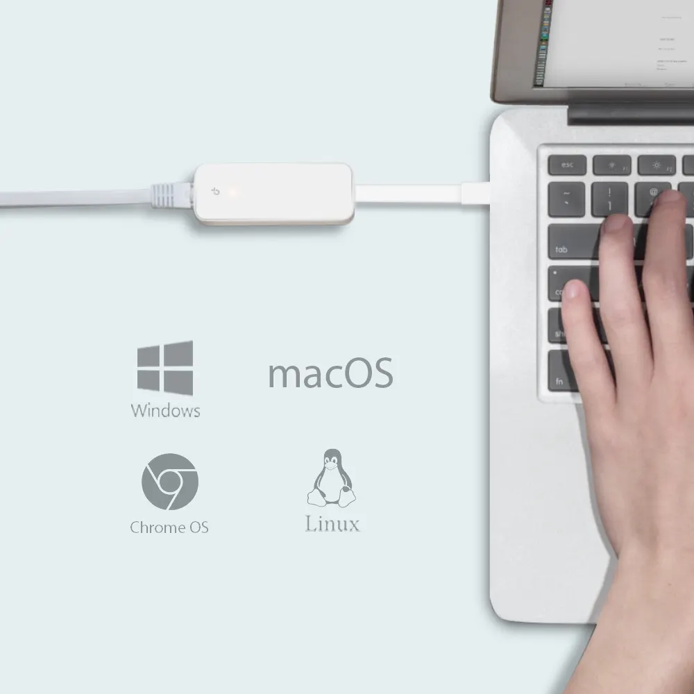 USB-LAN ადაპტერი TP-Link USB Type-C to RJ45 Network Adapter