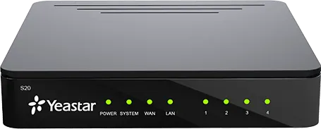 VoIP - სატელეფონო სადგური S20, Yeastar