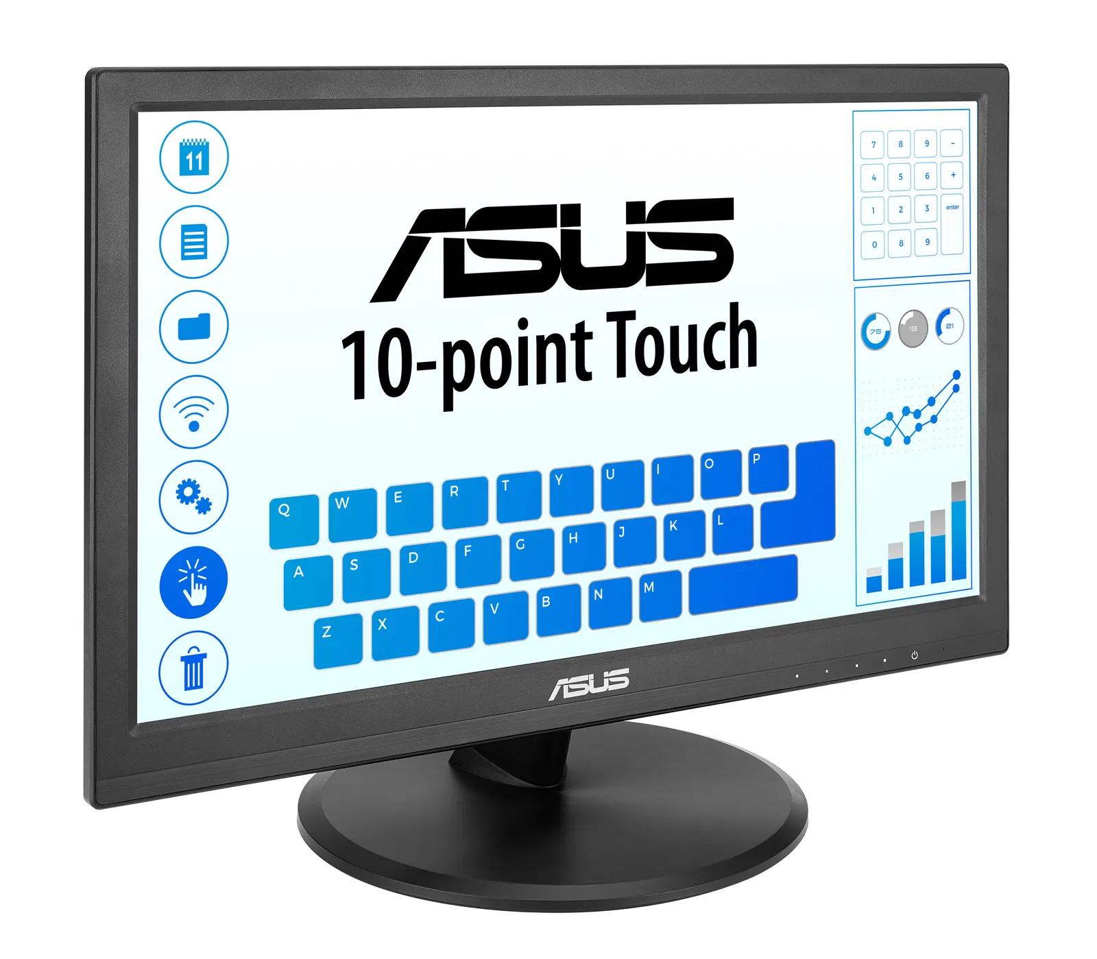 მონიტორი Monitor Asus 15.6" VT169HE D-Sub, HDMI, IPS, Touch Screen