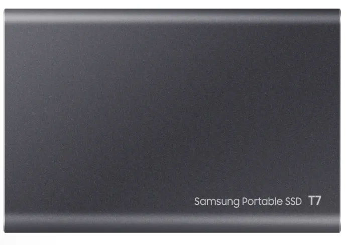 გარე მყარი დისკი T7, SAMSUNG, External SSD, 1TB, USB3.2, Read up to 1,050 MB/s Write up to 1,000 MB/s, Type-c c and Typec to A.