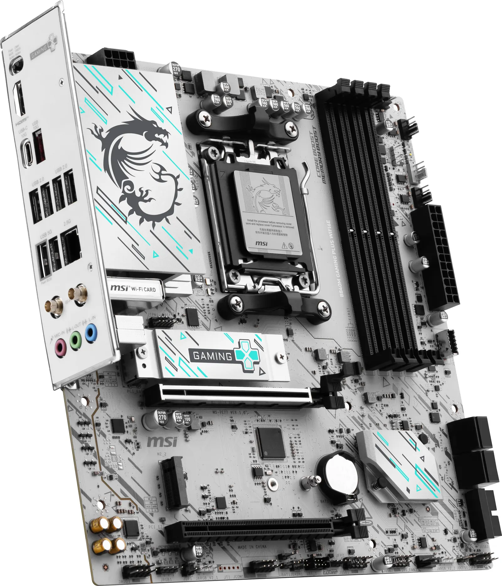 დედაპლატა MSI B840M GAMING PLUS WIFI6E AM5