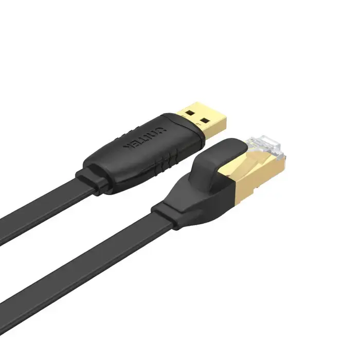 Y-SP02001B, UNITEK, Cable, USB 2.0 to RJ45 Console Rollover Flat Cable .