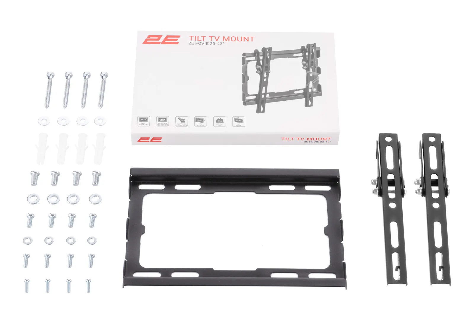ტელევიზორის საკიდი Tilt TV mount 23-43" 2E Fovie