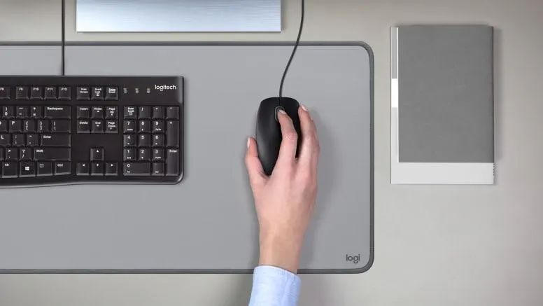 კლავიატურა logitech, MK120, Keyboard + Mouse Black