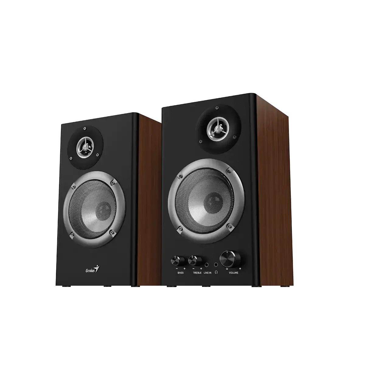 Genius, SP-HF1200B Speaker Wood/Black