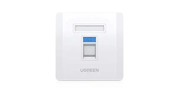 NW144 UGREEN (80182) Wall Plate Dual Ports 1pc/bag