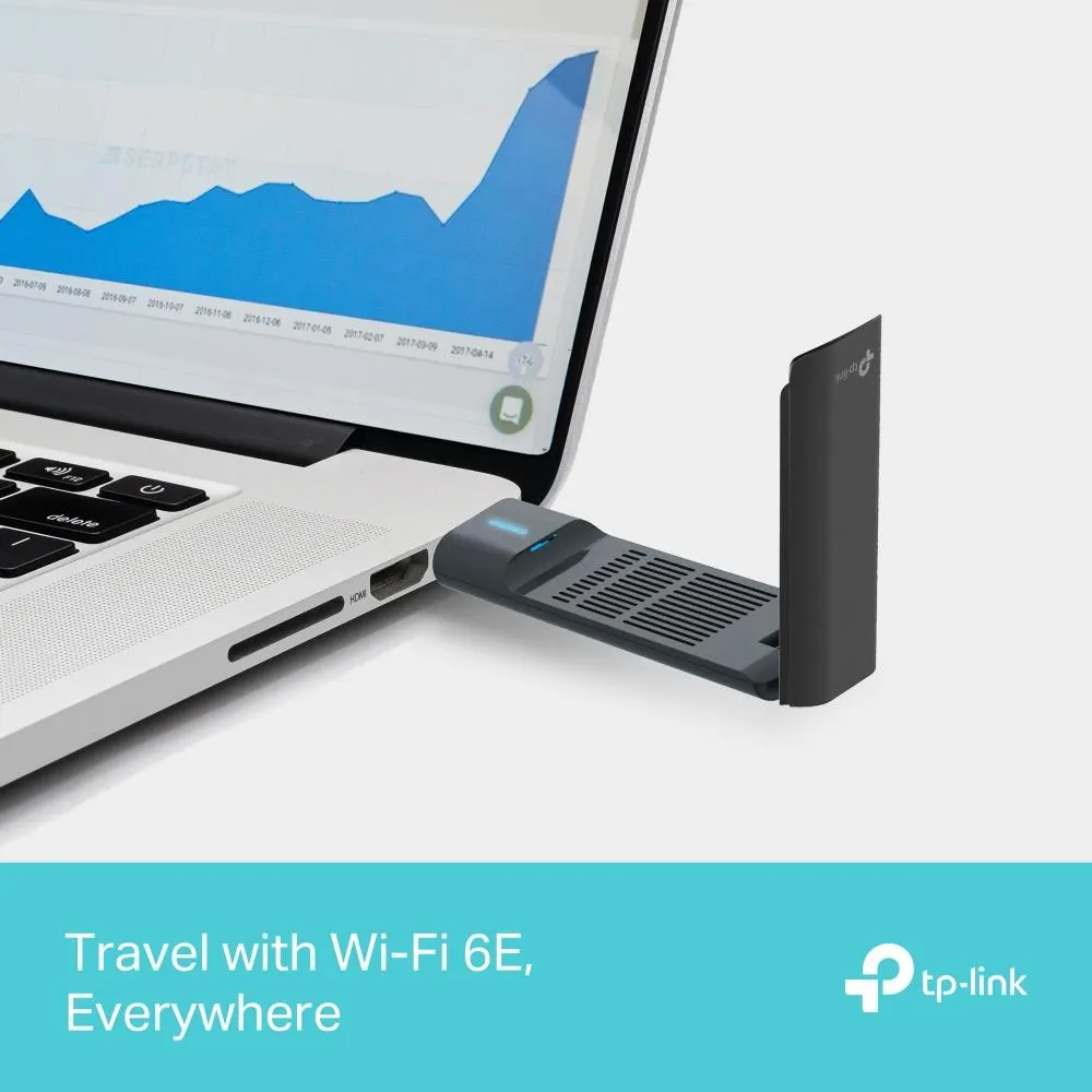 TP-Link, Archer TXE50UH, USB Adapter, AXE3000 Wi-Fi 6E