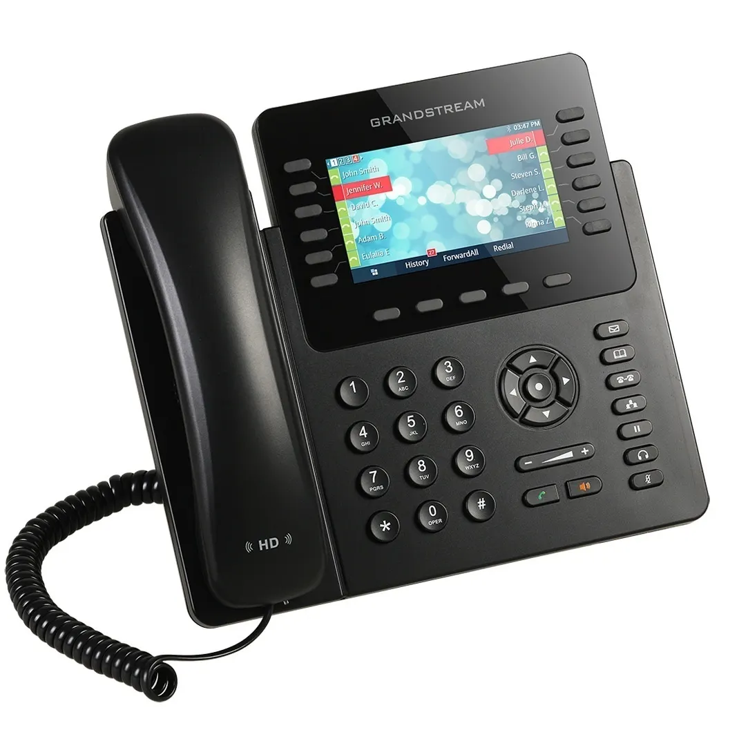 IP ტელეფონი Grandstream GXP2170, 12-line Enterprise HD IP Phone, 480x272 TFT color LCD, 48 virt speed keys, dual GigE with 802.3af PoE, Bluetooth, USB, (with PS)