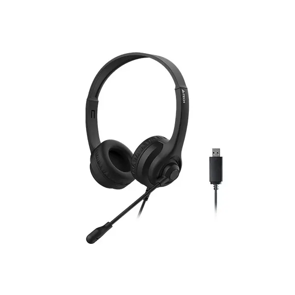ყურსასმენი A4Tech HU-8 Wired On-ear Black