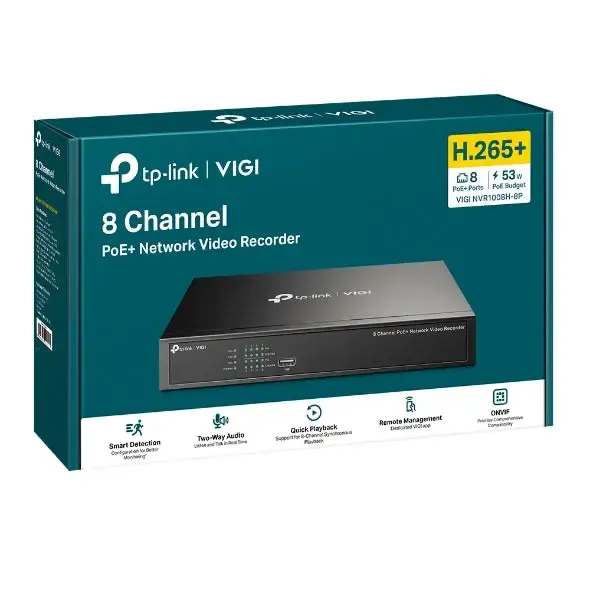 TP-LINK VIGI NVR1008H-8P