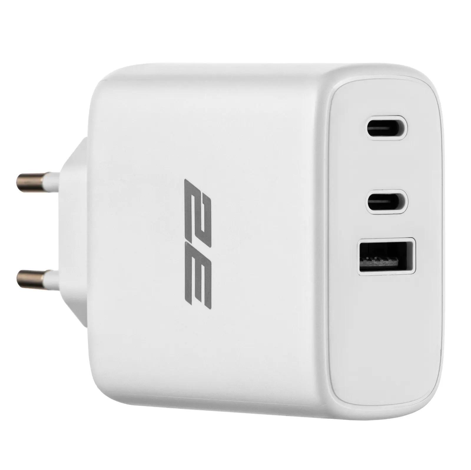 დამტენი 2E Wall Charger 3xUSB GaN 65W, white