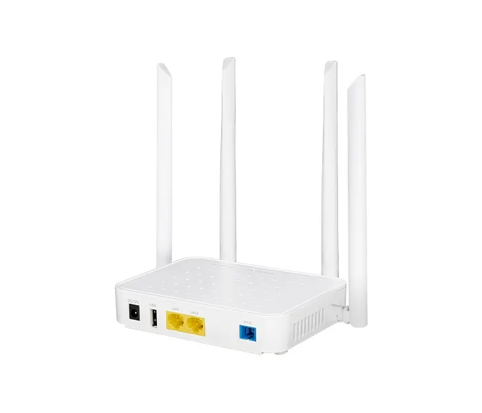 xPON ONU, 1 GPON/EPON port, 2x 1GE, WiFi ac, BDCOM GP1705-2G