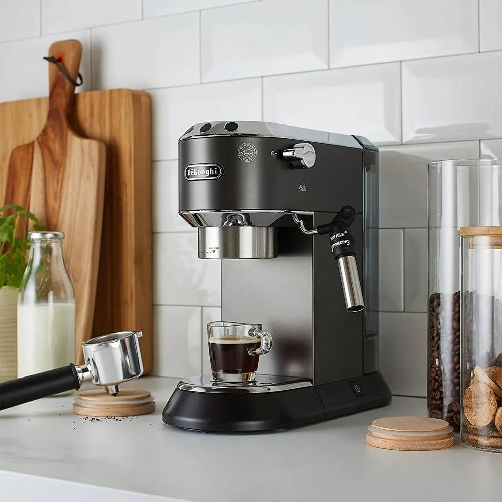 ყავის აპარატი DeLonghi EC685.BK Dedica, 1300W, 1.1L, Coffee Machine, Black